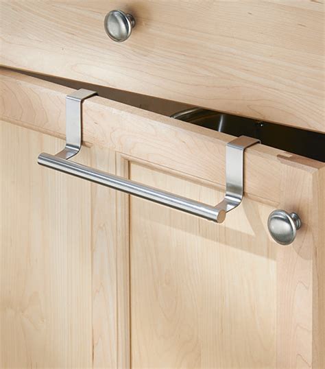 idesign forma over the cabinet towel bar in stainless steel|idesign over the cabinet bar.